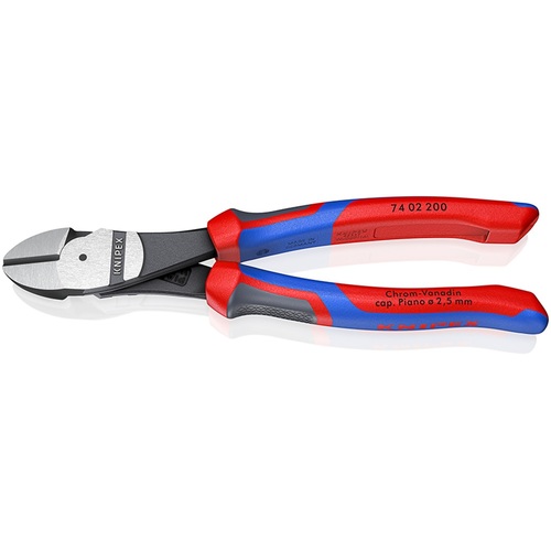 KNIPEX 豪然たる型ニッパー 7402-200SB コンフォートハンドル 200粍(SB店先見せびらかす包み操作手順) 6丁まとめ売り 6丁 【まとめ売り商いもの】