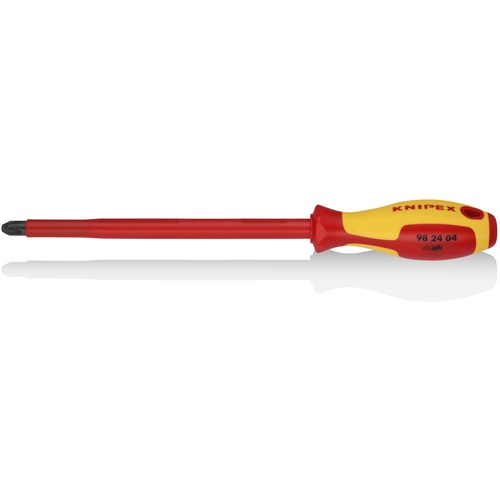 KNIPEX 不成立１番ウッド(+)PH4 9824-04 12本まとめ売り 12本 【まとめ売り商いもの】
