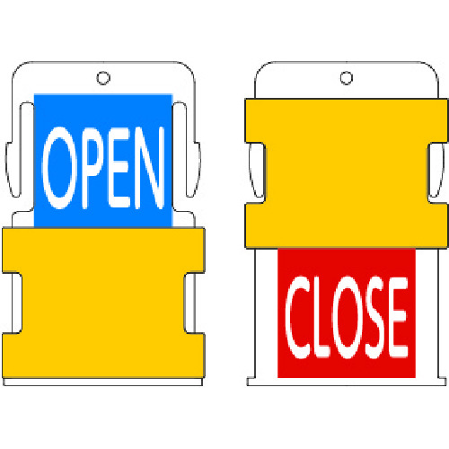 IM スライド表示タグ AIST4-EN OPEN CLOSE (OPEN − 青地に白 / CLOSE − 赤字に白) 30枚まとめ売り 30枚 【まとめ売り商品】|設備プロ王国 店