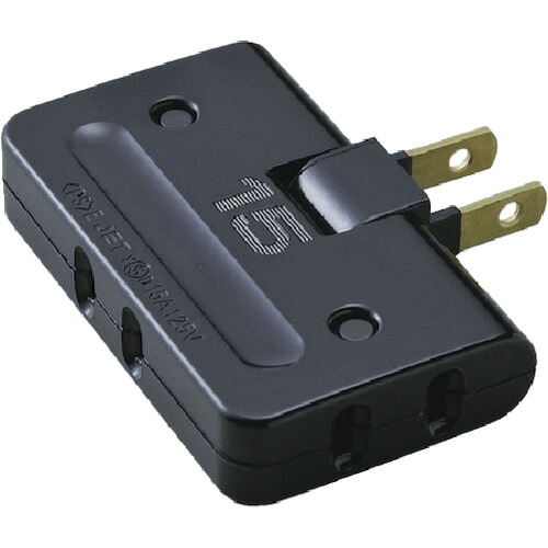 ELPA コーナータップ A-36H(BK) 3個口 ブラック 150個まとめ売り 150個 【まとめ売り商品】
