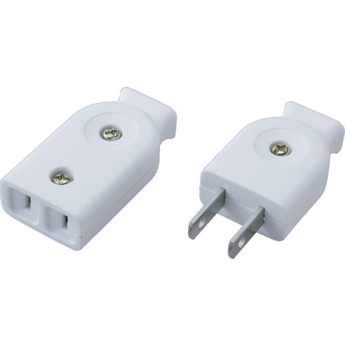 ELPA 平型コネクター A-21H(W) 250個まとめ売り 250個 【まとめ売り商品】
