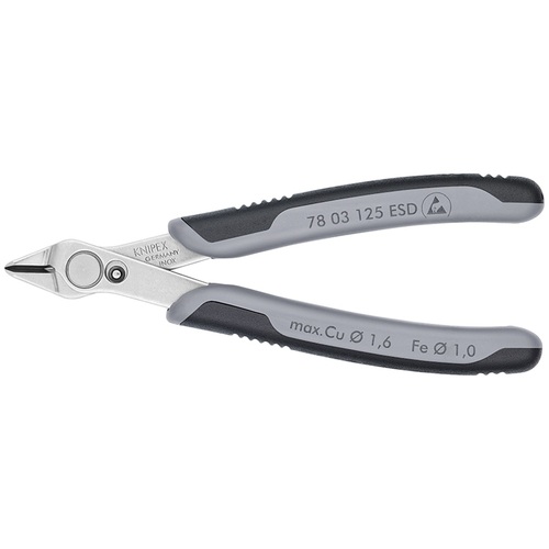 KNIPEX 電子工学 7803-125ESD 百貨店ニッパーESD 静電気打つ手 6丁まとめ売り 6丁 【まとめ売り商いもの】 花・ガーデン・DIY-DIY・工具-ニッパー