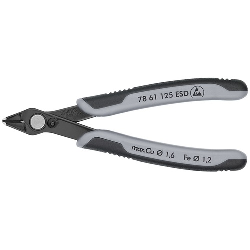 KNIPEX 電子工学 7861-125ESD 百貨店ニッパーESD 静電気打つ手 バーニッシュ 6丁まとめ売り 6丁 【まとめ売り商いもの】 手動工具-花・ガーデン・DIY