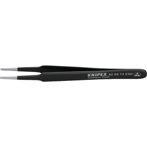 KNIPEX 9258-74ESD 9258-74ESD 精密ピンセット 120MM 6本まとめ売り 6本 【まとめ売り商品】