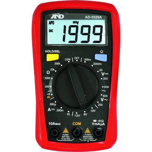 A＆D デジタルマルチメーター AD-5529A AD－5529A 10台まとめ売り 10台 【まとめ売り商品】