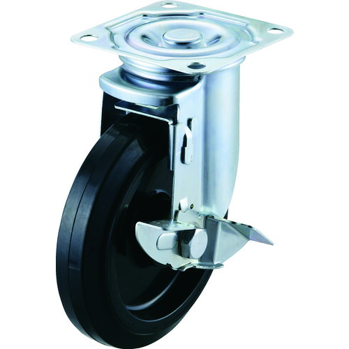 ワコーパレット エアーキャスター(自在車ストッパー付) AHG-150-NRBDS 150mm ゴム車 10個まとめ売り 10個 【まとめ売り商品】 35,514円