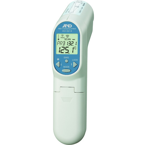 A＆D 赤外線放射線熱度計 AD5614 位置づける熱度活動の領域－60～500℃ 10個まとめ売り 10個 【まとめ売り商いもの】