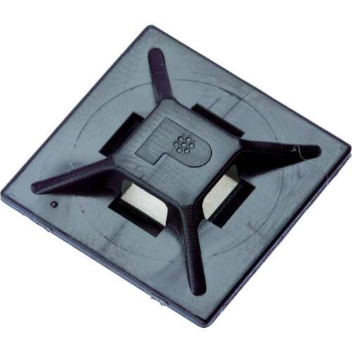 PANDUIT マウントベース ABMM-AT-D0 アクリル系粘着テープ付き 耐候性黒(500個入)
