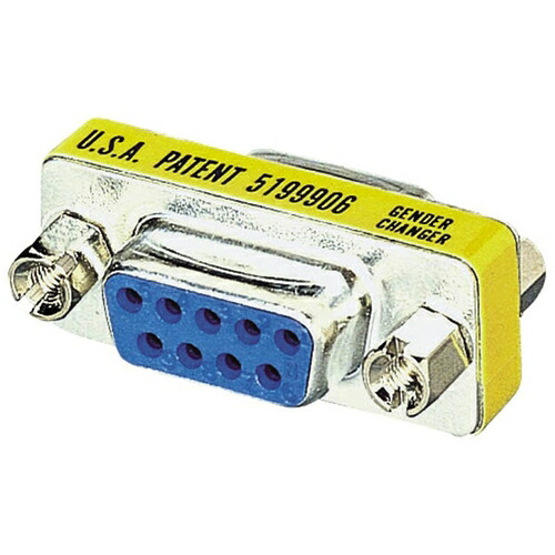ELECOM 超小型アダプタD－Sub9pinメス－D－Sub9pinメス AD-D9FF 180個まとめ売り 180個 【まとめ売り商品】