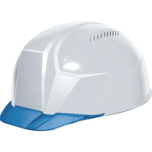 DIC 超軽量 AA23-CV-HA8-KP-W/B 透明バイザーヘルメット AA23-CV KP 白/ブルー 20個まとめ売り 20個 【まとめ売り商品】