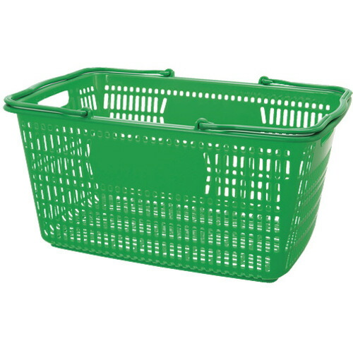 JTX 365218)販売店かご B264J-GR 30L緑 B264J－GR 10個まとめ売り 10個 【まとめ売り商いもの】