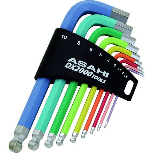 ASH オーロライン AZUS910 ボールポイント六角棒レンチセット9本組 5Sまとめ売り 5S 【まとめ売り商品】