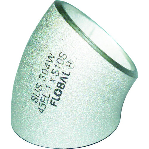 FLOBAL 45°エルボ(ロング)S10S B-45EL-10S-15A 09100021 300個まとめ売り 300個 【まとめ売り商いもの】