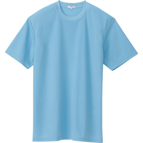アイトス 吸汗速乾クールコンフォート AZ-10574-007-3L 半袖Tシャツ男女兼用 サックス 3L 40着まとめ売り 40着 【まとめ売り商品】
