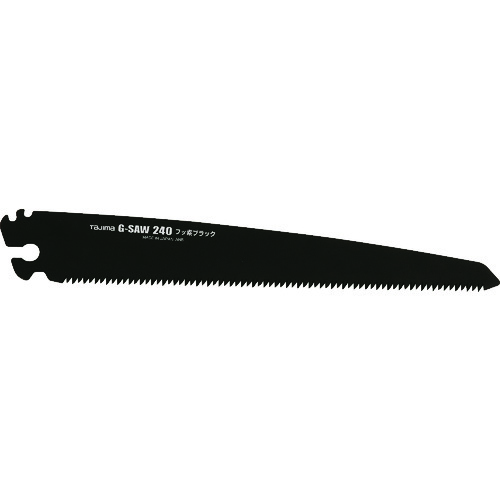 タジマ G&minus;SAWアルミニスト替刃240 ALB-A240FB フッ素ブラック厚刃 12枚まとめ売り 12枚 【まとめ売り商品】｜設備プロ王国　店