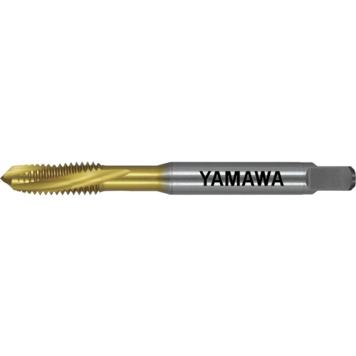 ヤマワ コーティング通り穴用スパイラルタップ AU+SL-P2-M3X0.5 AU+SL P2 M3X0.5 10本まとめ売り 10本 【まとめ売り商品】