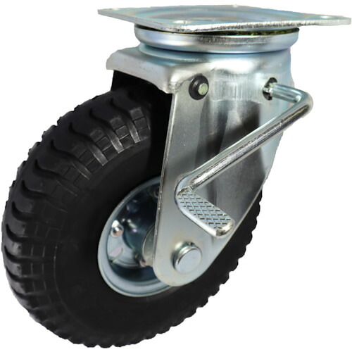 ヨドノ ノーパンクタイヤ自在車ストッパー付 ALJB8X3