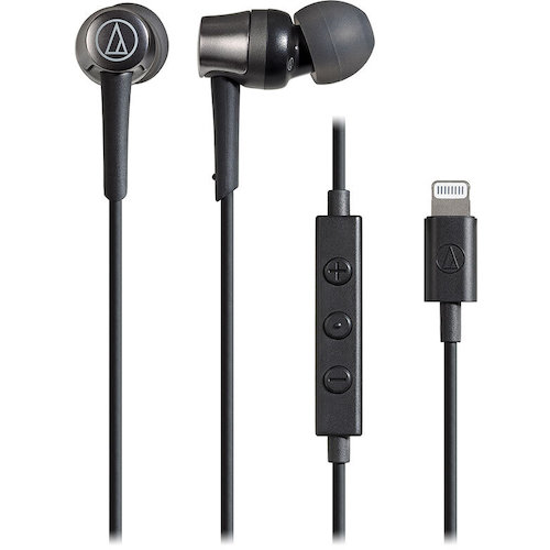 オーディオテクニカ Lightning用イヤ電話機 ATH-CKD3LI BK 20個まとめ売り 20個 【まとめ売り商いもの】