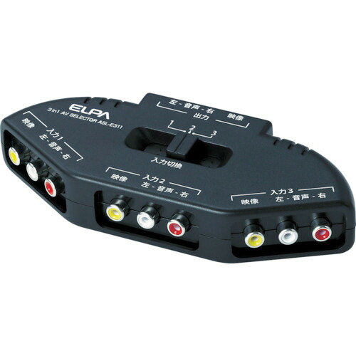 ELPA AVセレクター ASL-E311 3インチ1 10個まとめ売り 10個 【まとめ売り商いもの】