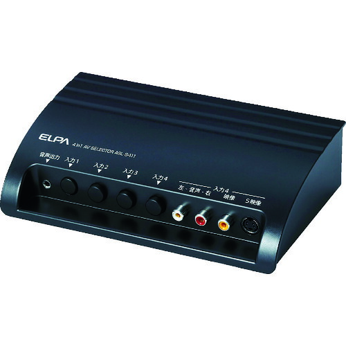 ELPA AVセレクター ASL-S411 4in1 10個まとめ売り 10個 【まとめ売り商品】
