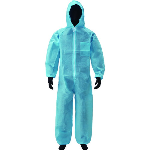アゼアス 使い捨て保護すること服 AZ WORK1000A-M PP続服 AZ WORK 青碧 M 50着まとめ売り 50着 【まとめ売り商いもの】