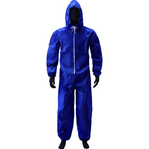 アゼアス 使い捨て保護すること服 AZ WORK1000K-M PP続服 AZ WORK 紺色 M 50着まとめ売り 50着 【まとめ売り商いもの】