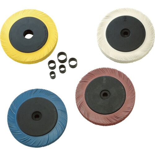 3M ラジアル・ブリッスルブラシ BR BRSH 120 7-5/8 ＃120相当 白 193.7mm 2個