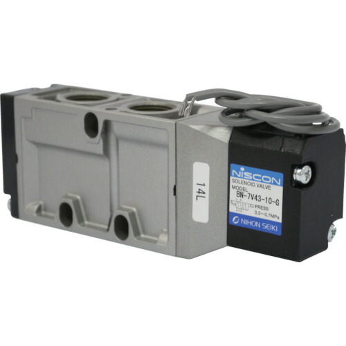 日本精器 4方向電磁弁10AAC100Vグロメット7Vシリーズシングル BN-7V43-10-G-E100