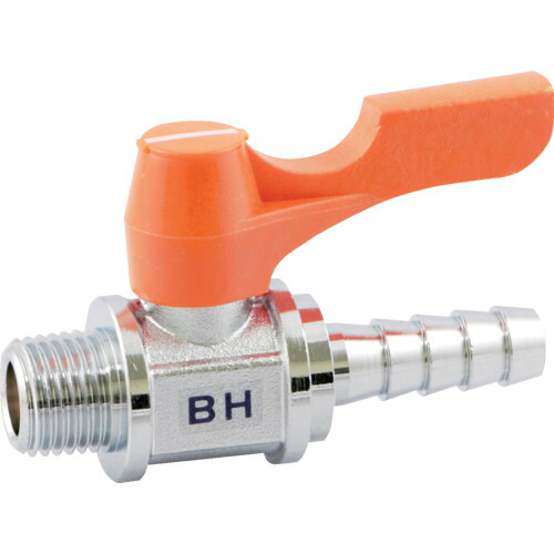 ASOH エースボール BH-1208 ホースニップル型 PT1/4XΦ8 20個まとめ売り 20個 【まとめ売り商品】|設備プロ王国 店