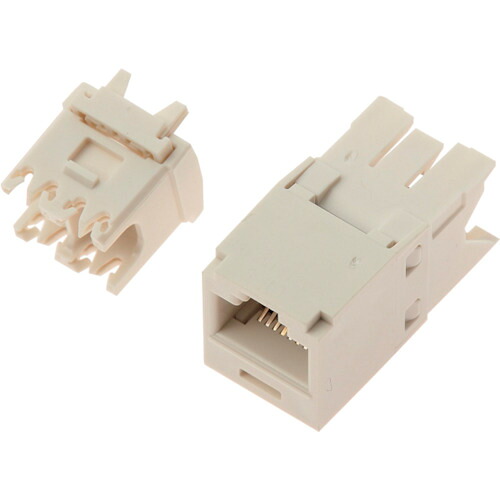 PANDUIT 科目6モジュラージャック CJ688TGIW 象牙色 CJ688TGIW 50個まとめ売り 50個 【まとめ売り商いもの】