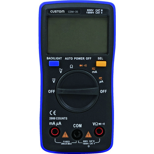 CUSTOM カード型ミドルクラステスタ CDM-35 50台まとめ売り 50台 【まとめ売り商品】|設備プロ王国 店