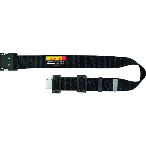 タジマ 胴胴締め BWBS110-BK 軽銀ワンタッチ黒バックル 黒 S大きさ 12本まとめ売り 12本 【まとめ売り商いもの】