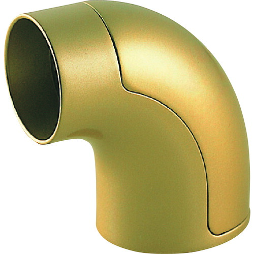 SHIROKUMA 手摺り用繋ぎ合わせる金具 BR-177-35-AG ユニバーサルブラケットエンド 35φ AG 10個まとめ売り 10個 【まとめ売り商いもの】