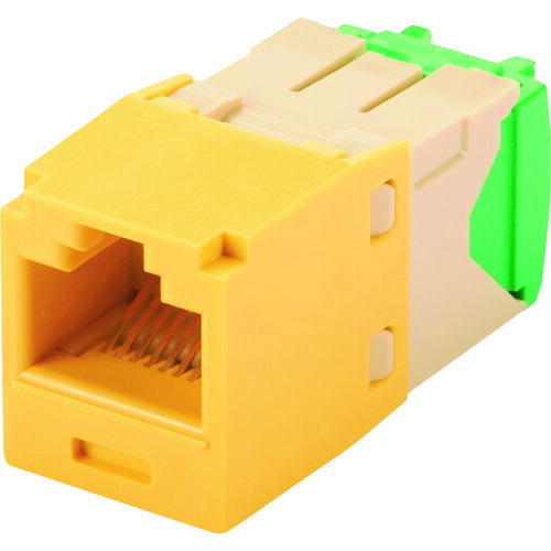 PANDUIT カテゴリ6 CJT688TGYL モジュラージャック(細径タイプ) TGタイプ 28・30AWG 黄 50個まとめ売り 50個 【まとめ売り商品】