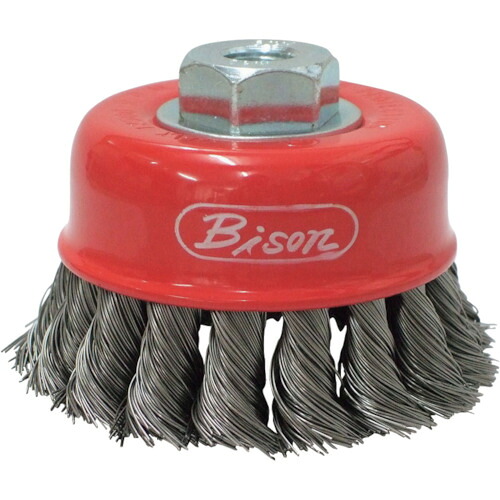 クロダブラシ アメリカヤギュウひねりワイヤーカップブラシ(0.35) BS65M10-035 50個まとめ売り 50個 【まとめ売り商いもの】