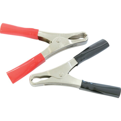 テイシン ヒッポークリップC－681 C-681R/B 定格50A 赤黒各1個 1S(PK)2個入 25Sまとめ売り 25S 【まとめ売り商品】