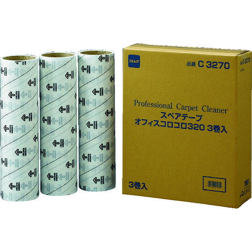 ニトムズ オフィスコロコロスペアテープ320mm C3270 (3巻入) 10箱まとめ売り 10箱 【まとめ売り商品】