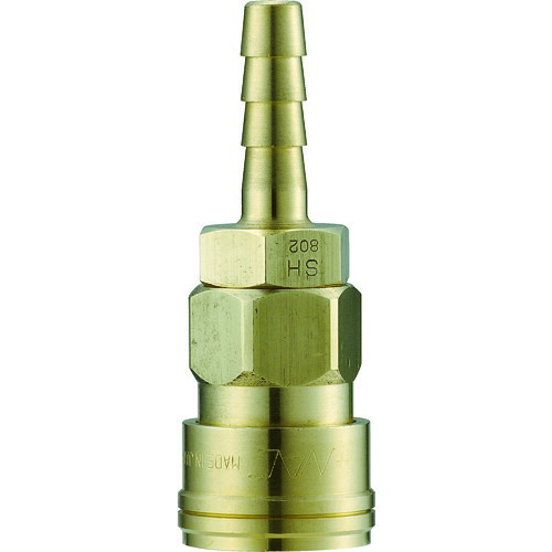 ナック クイックカップリング CAL22SH2 AL20型 金管楽器製 導管打っ付け用ソケット 1/4 10個まとめ売り 10個 【まとめ売り商いもの】 ポンプ-花・ガーデン・DIY