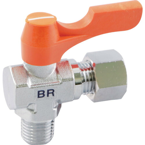 ASOH ボールバルブ BR-3202 エースボール リングジョイント型 PT1/4&times;Φ6.35 20個まとめ売り 20個 【まとめ売り商品】｜設備プロ王国　店