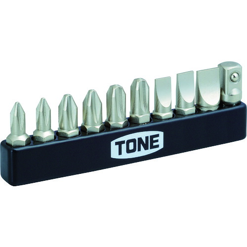 TONE オフセット式ラチェットドライバー BTPM10S １番ウッド＆アダプタビット書き割り 10Sまとめ売り 10S 【まとめ売り商いもの】
