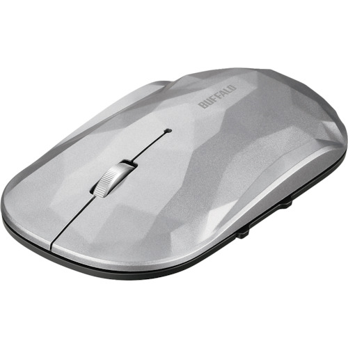 BUFFALO 薄型 BSMBB530GSV 5ボタン Bluetooth BlueLEDマウス ジオメトリー シルバー 40個まとめ売り 40個 【まとめ売り商品】