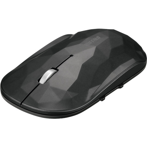 BUFFALO 薄型 BSMBW530GBK 5ボタン 無線 BlueLEDマウス ジオメトリー ブラック 40個まとめ売り 40個 【まとめ売り商品】