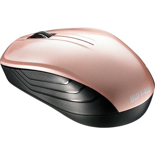 BUFFALO 無線 BSMBW107BP BlueLED 3ボタン スタンダードマウス ベージュピンク 40個まとめ売り 40個 【まとめ売り商品】