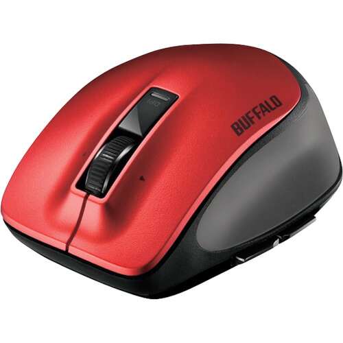 BUFFALO Bluetooth BSMBB500MRD BlueLED プレミアムフィットマウス M大きさ 赤いこと 40個まとめ売り 40個 【まとめ売り商いもの】