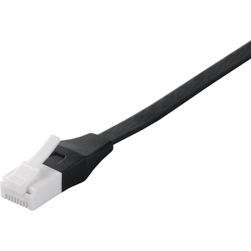 BUFFALO Cat6A BSLS6AFU20BK ツメの折れないローカルエリアネットワーク有線テレビ 平ったい 引っ切り無い 2.0m 黒いこと 200個まとめ売り 200個 【まとめ売り商いもの】