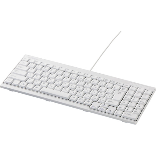 BUFFALO USB接続 BSKBU14WH 有線スリムキーボード ホワイト 20個まとめ売り 20個 【まとめ売り商品】