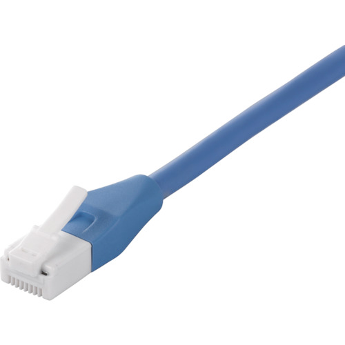 BUFFALO ツメの折れないCat6 BL6TN50BL LANケーブル 5m ブルー 100個まとめ売り 100個 【まとめ売り商品】