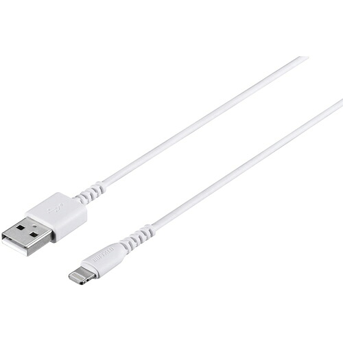 BUFFALO Lightningケーブル(Type－A BSMPCL105WH to Lightning) MFi認証モデル 0.5m ホワイト 96本まとめ売り 96本 【まとめ売り商品】