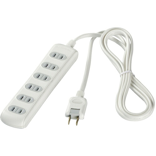 BUFFALO 2いの一番式ワット数水道栓 BSTAPSH2620WH 6個口手合い シャッター付 2m 白いこと 40個まとめ売り 40個 【まとめ売り商いもの】