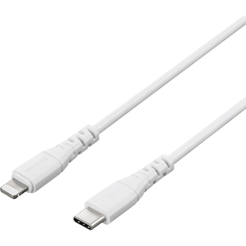 BUFFALO USB2.0 BU2CL15WH Type－C － Lightning PD相応う有線テレビ 1.5m 白いこと 40個まとめ売り 40個 【まとめ売り商いもの】